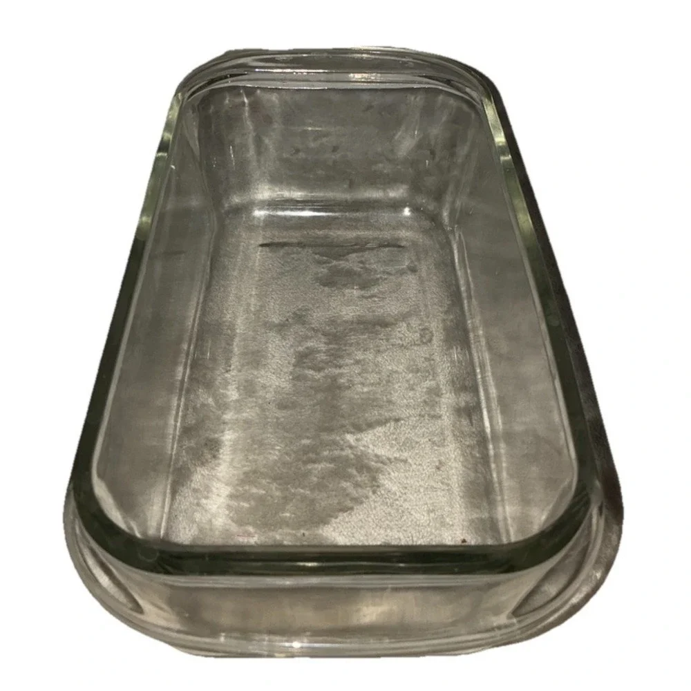 Glass Baking Dish‎ Lasagna Casserole Rectangle  8x5x3 1 qt Clear